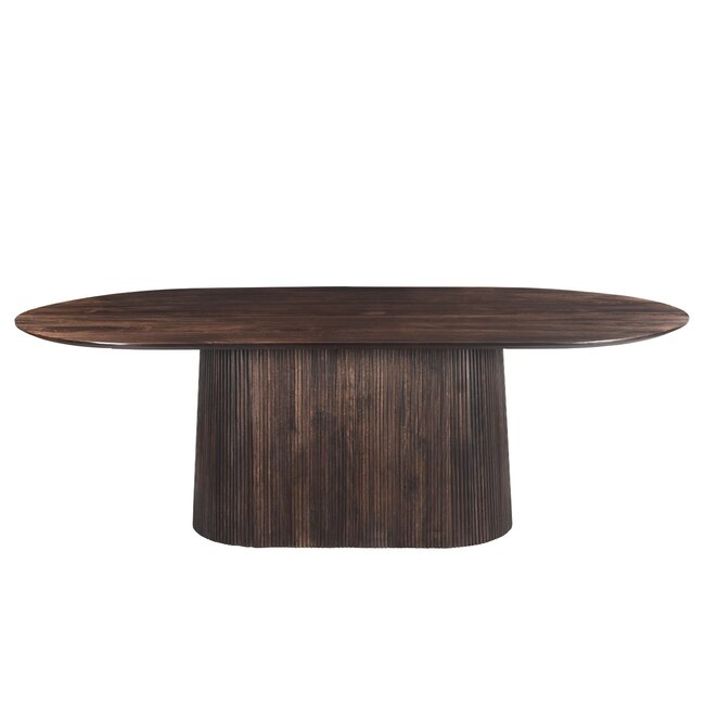 Livingfurn Eetkamertafel Salvator Walnoot 230cm