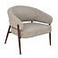 Livingfurn Fauteuil Dilan Hush Walnoot