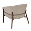 Livingfurn Fauteuil Dilan Hush Walnoot
