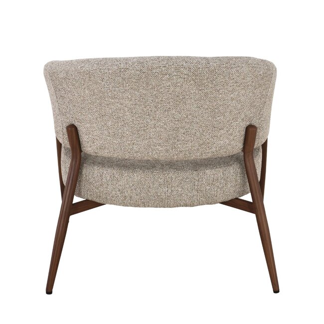 Livingfurn Fauteuil Dilan Hush Walnoot