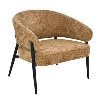 Livingfurn Fauteuil Dilan Venga Cognac