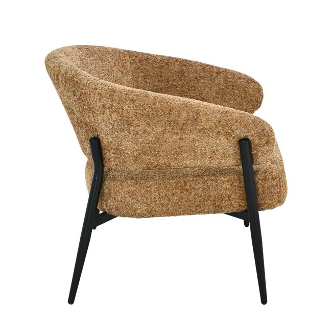 Livingfurn Fauteuil Dilan Venga Cognac