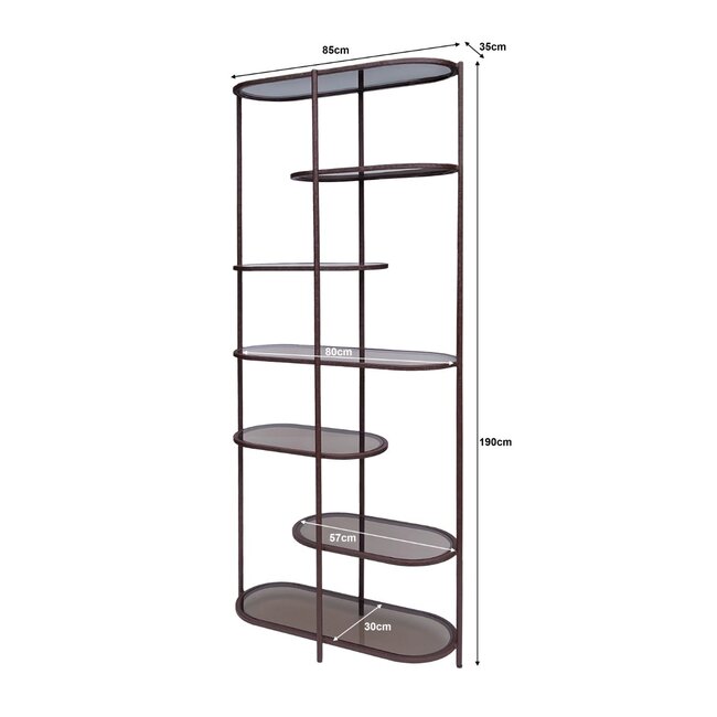 Brix Kast Brix Jill Burgundy 190cm