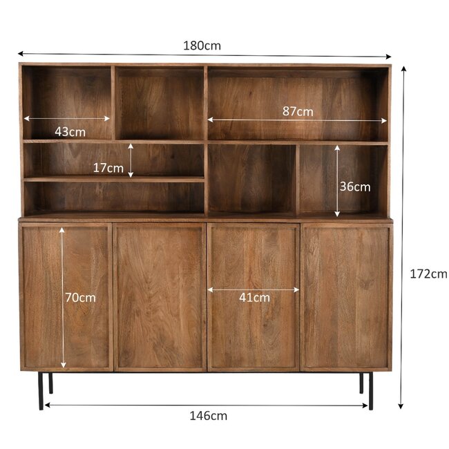 Livingfurn Kast Elan 180cm
