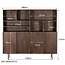 Livingfurn Kast Elan Bruin 180cm