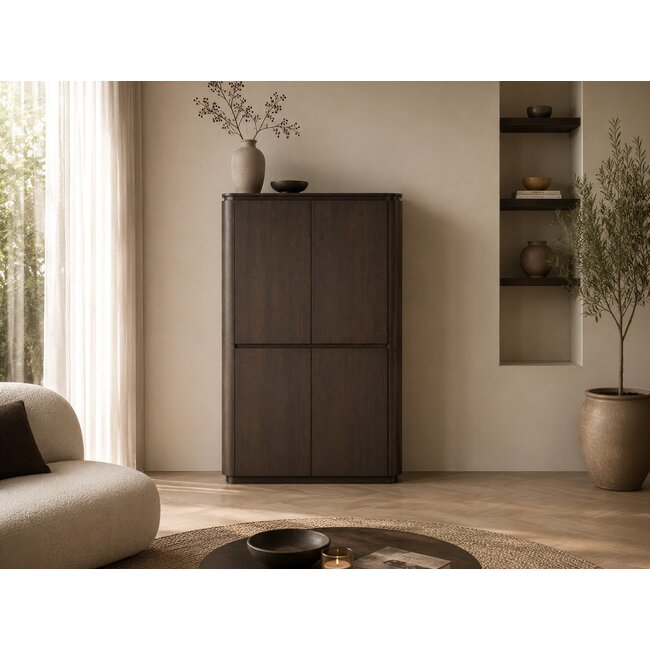 Livingfurn Kast Rivano Basalt 180cm