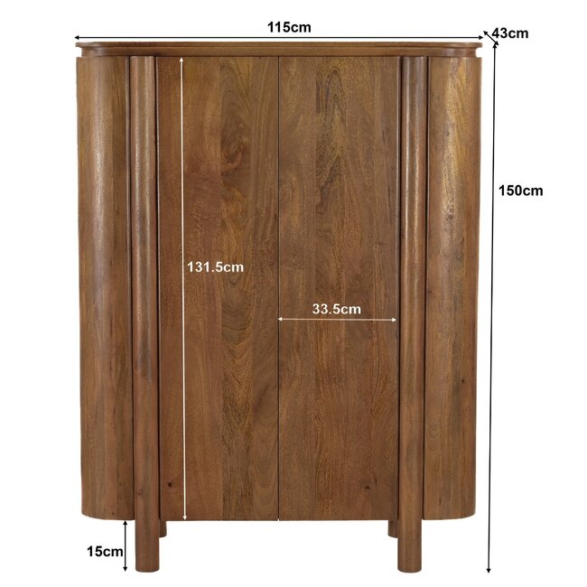 Livingfurn Kast Salano 150 cm