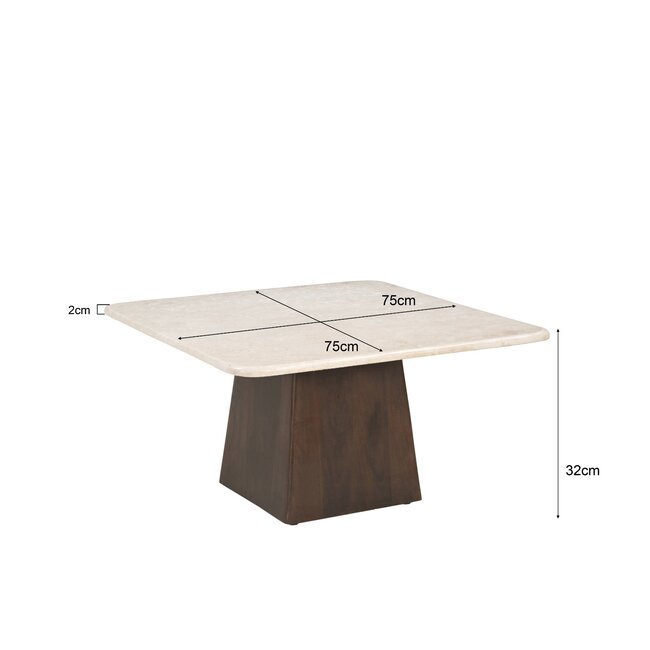 Brix Salontafel Brix Bottecino 75cm