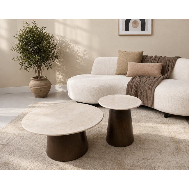 Brix Salontafel Brix Bottecino Rond 45cm