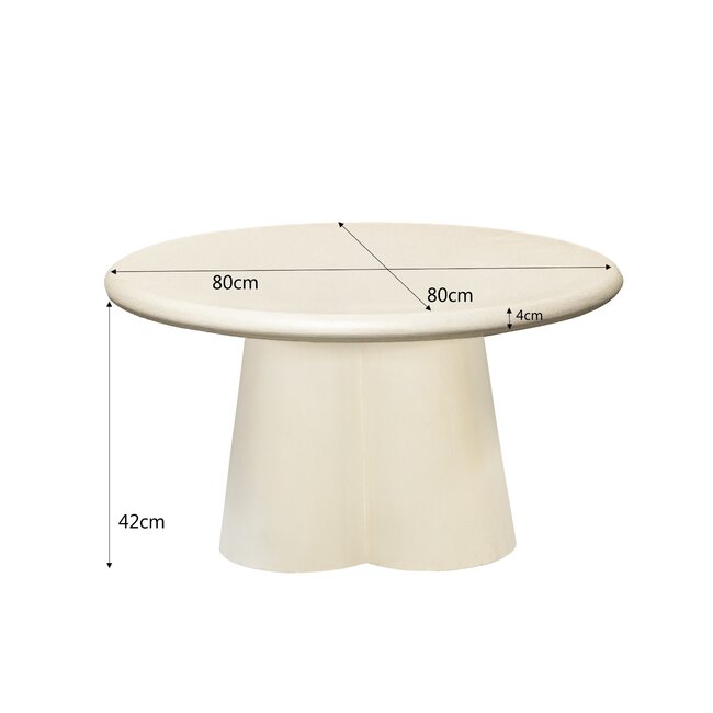 Brix Salontafel Brix Clubs Sandy 80cm