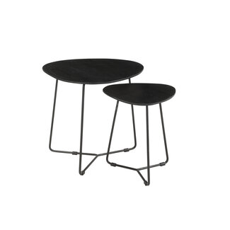 Brix Salontafel Brix Ivy Zwart set of 2