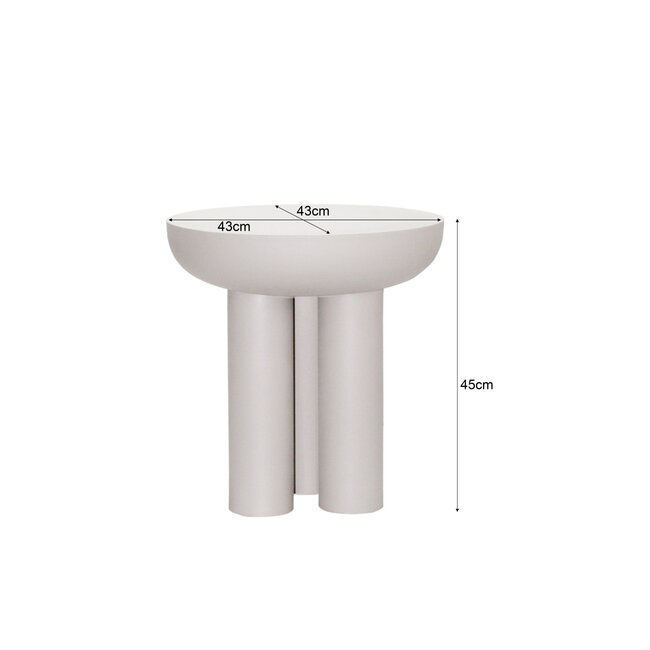 Brix Salontafel Brix Jez Off White Sand