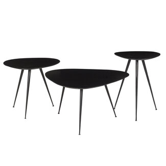 Brix Salontafel Brix Loua Zwart set of 3