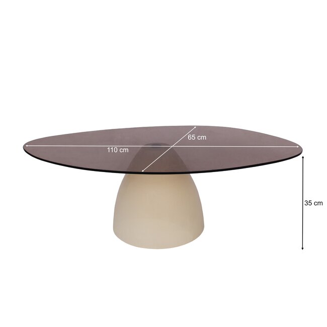 Brix Salontafel Brix Mylon 110 cm