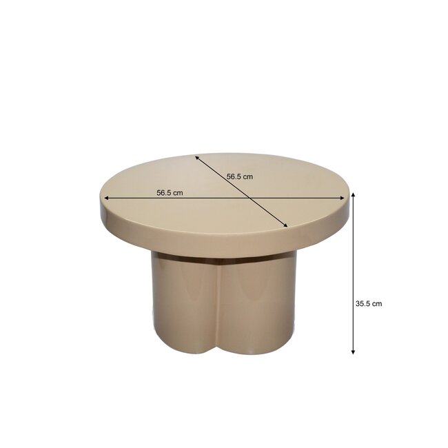 Brix Salontafel Brix Noa Beige 56cm
