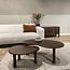 Brix Salontafel Brix Nubi Bruin Set of 2