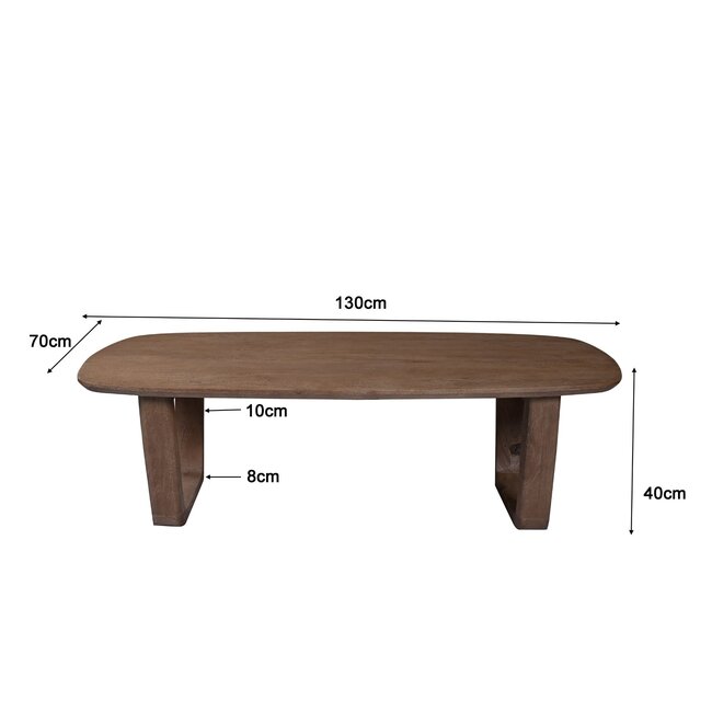 Livingfurn Salontafel Cortez 130cm