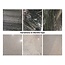 Livingfurn Salontafel Glennis Marble Zwart Gold 40 cm