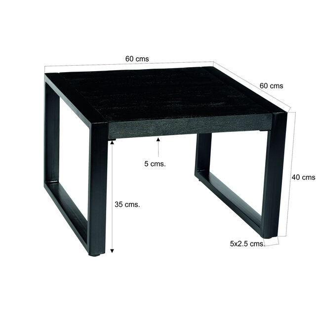 Livingfurn Salontafel Norris 60 cm