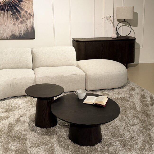 Livingfurn Salontafel Novero Espresso 50cm