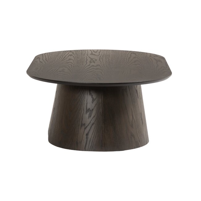 Livingfurn Salontafel Novero Espresso Ovaal 120cm