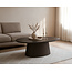 Livingfurn Salontafel Novero Espresso Ovaal 120cm