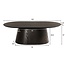 Livingfurn Salontafel Novero Espresso Ovaal 120cm