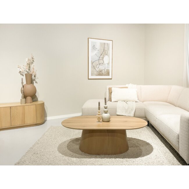 Livingfurn Salontafel Novero Ovaal 120cm