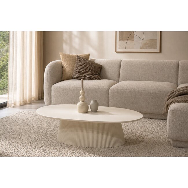 Livingfurn Salontafel Patrice Ovaal 120cm