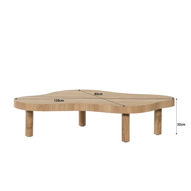 Livingfurn Salontafel Tobago 135cm