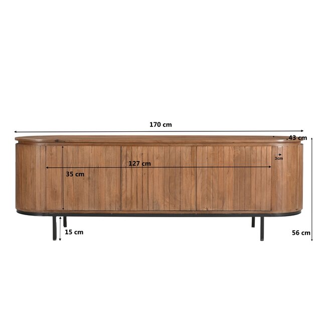 Livingfurn TV Meubel Noor 170cm