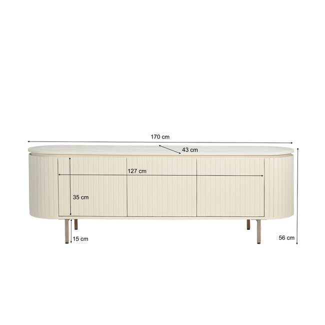 Livingfurn TV Meubel Patou 170cm