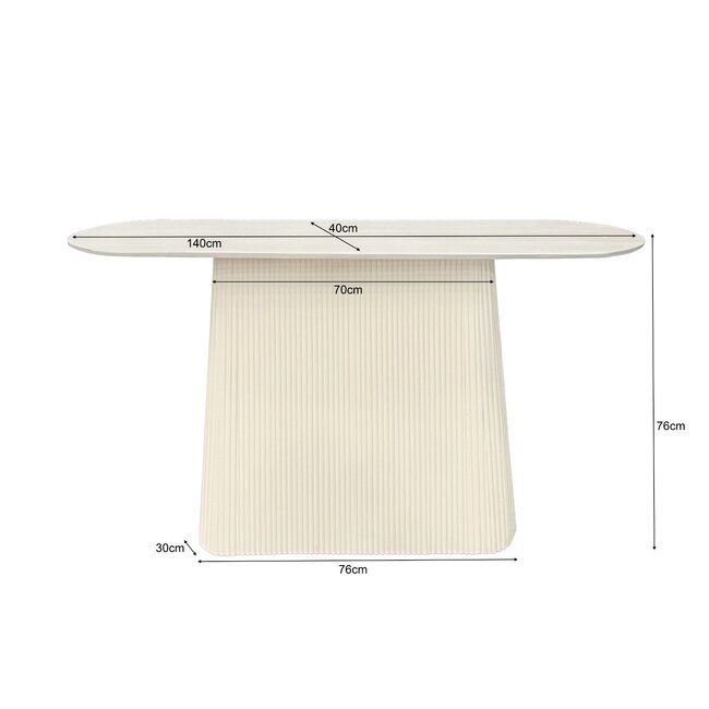 Livingfurn Wandtafels Patrice 140cm