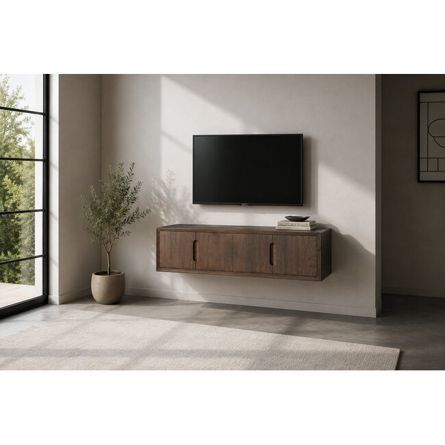 Livingfurn Zwevend TV Meubel Cortez Zwevend 140cm