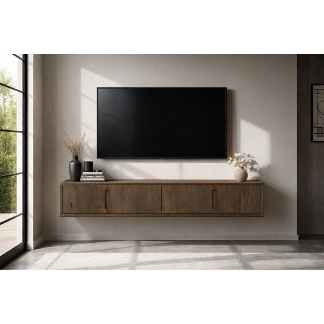 Livingfurn Zwevend TV Meubel Cortez 220cm