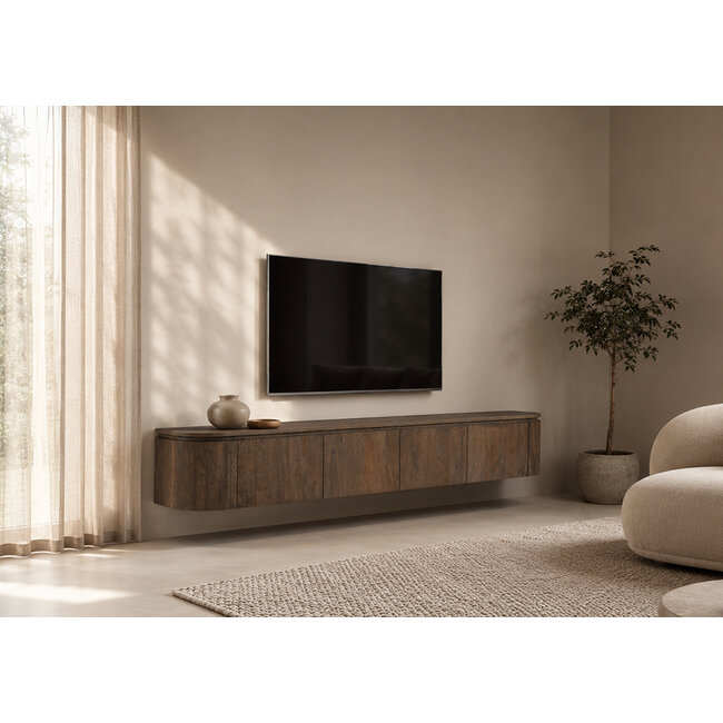 Livingfurn Zwevend TV Meubel Elvano Malta Zwevend 180cm