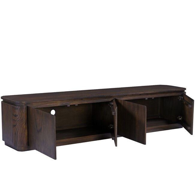 Livingfurn Zwevend TV Meubel Rivano Basalt 220cm