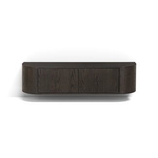 Livingfurn Zwevende TV Meubel Novero Espresso Zwevend 140cm