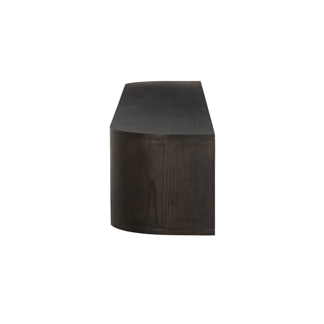 Livingfurn Zwevende TV Meubel Novero Espresso Zwevend 220cm