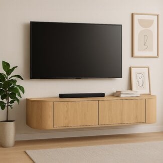 Livingfurn Zwevend TV Meubel Novero 140cm
