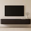 Livingfurn Zwevend TV Meubel Novero Espresso 220cm