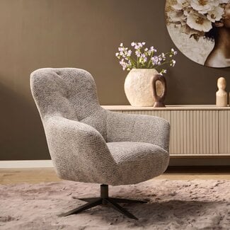 Starfurn Draaibare Fauteuil Nena Bruin