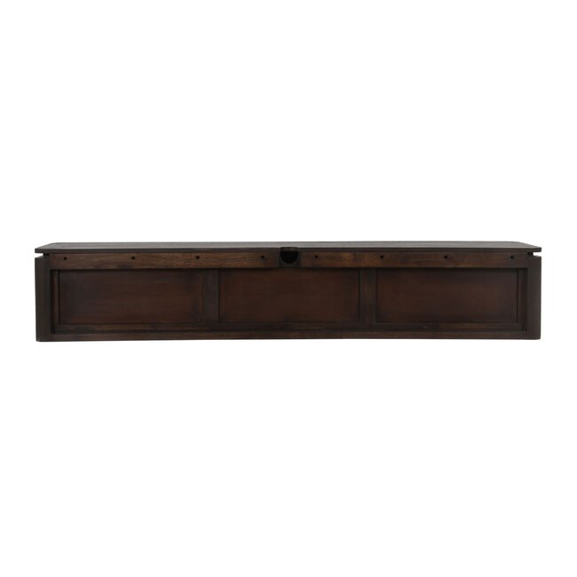 Starfurn Zwevend tv meubel Dallas Bruin Mangohout 165 cm