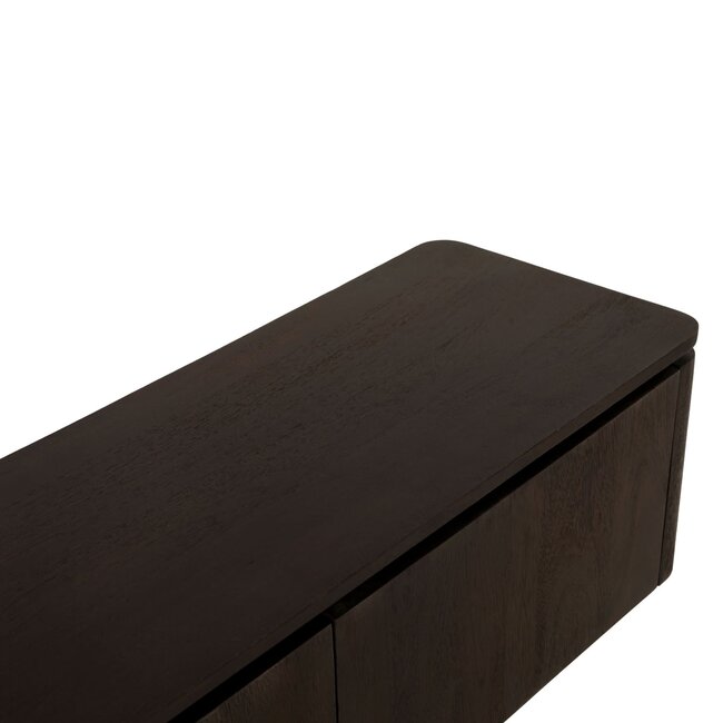 Starfurn Zwevend tv meubel Dallas Bruin Mangohout 165 cm
