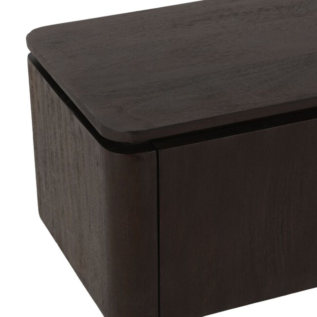 Starfurn Zwevend tv meubel Dallas Bruin Mangohout 165 cm
