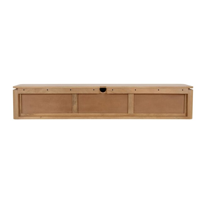 Starfurn Zwevend tv meubel Dallas Naturel Mangohout 165 cm