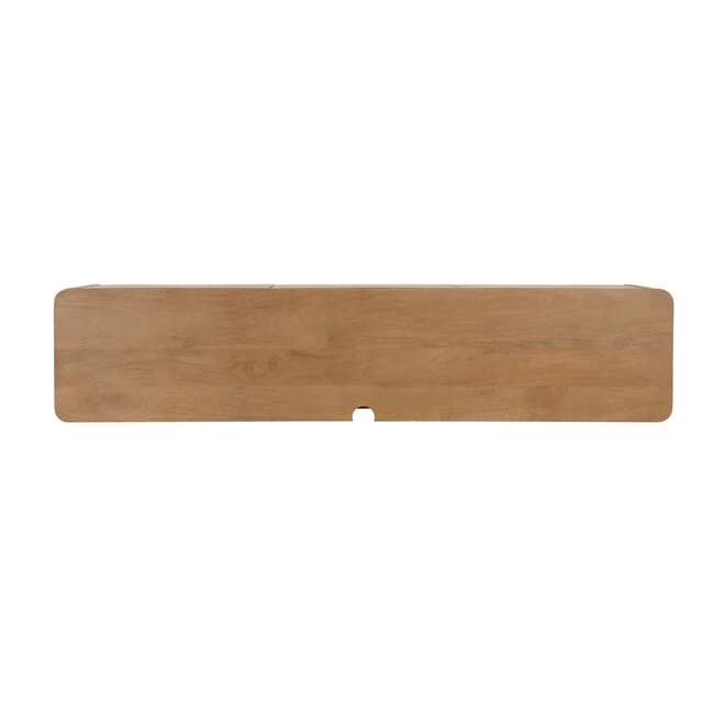 Starfurn Zwevend tv meubel Dallas Naturel Mangohout 165 cm