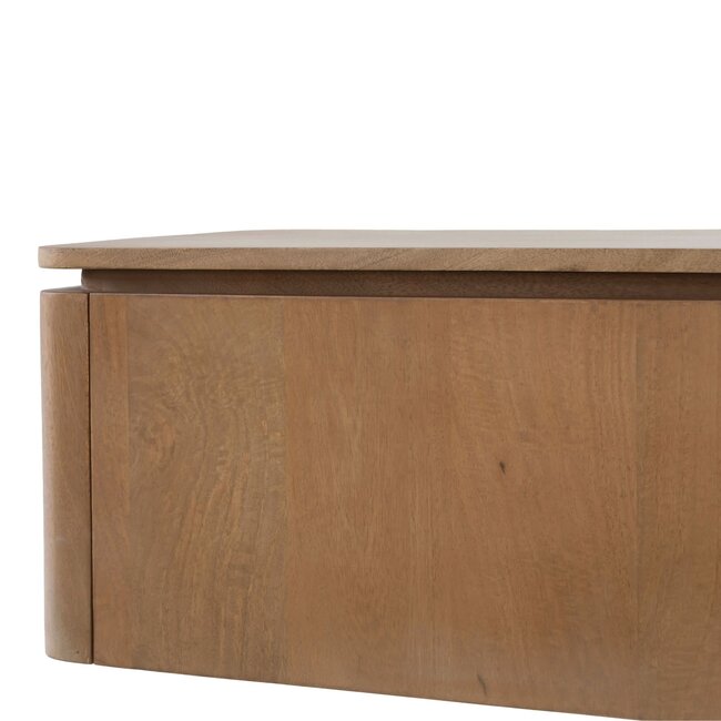 Starfurn Zwevend tv meubel Dallas Naturel Mangohout 210 cm