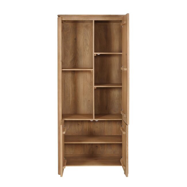 Starfurn Vakkenkast Dallas Naturel Mangohout 90 cm links