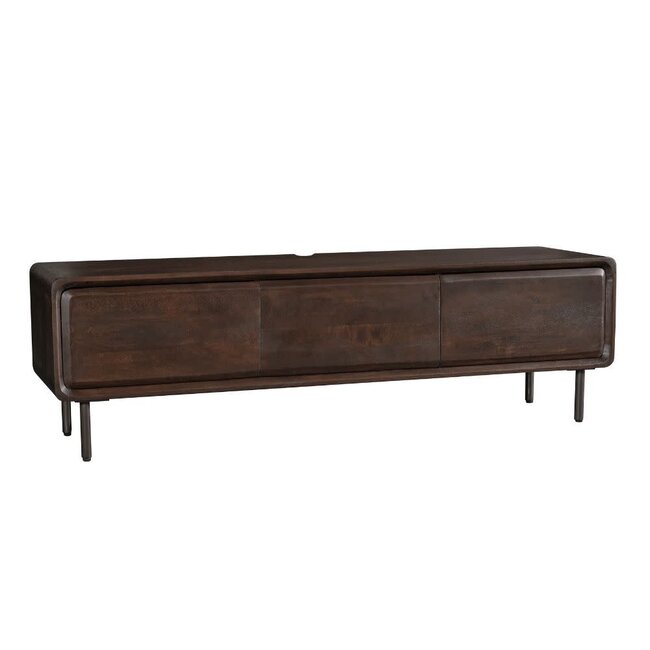 Starfurn Zwevend & staand tv meubel Allure Bruin Mangohout 160 cm